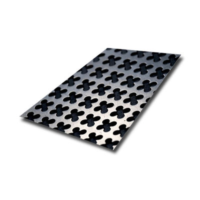Good price Customized Perforated Stainless Steel Sheet With Cloverleaf Pattern online