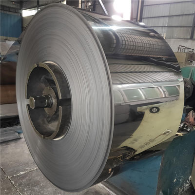 Mirror Finish Cold Rolled Stainless Steel Coil 1100mm Width 0.5mm Thickness