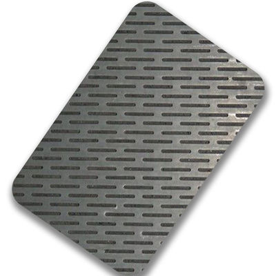 201 Hot Rolled Perforated Metal Sheet 4x8 4x10 2mm Perforated Stainless Steel Panels